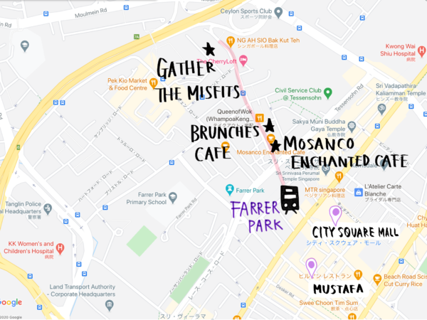 ファーラーパークカフェマップ