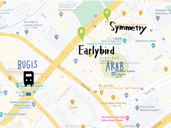 ブギスカフェマップ