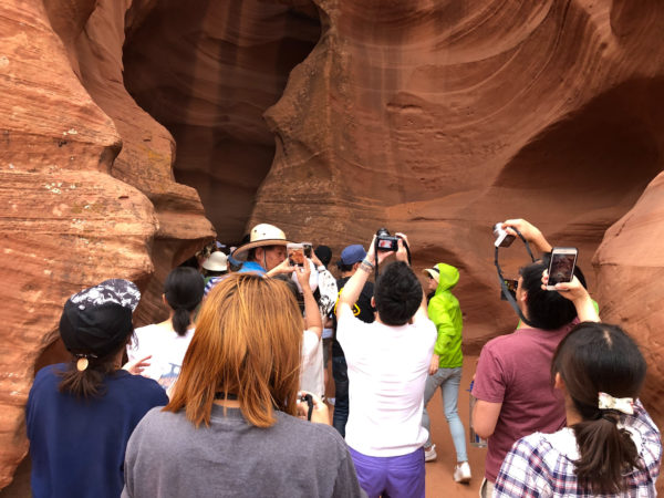 アンテロープキャニオンの入り口