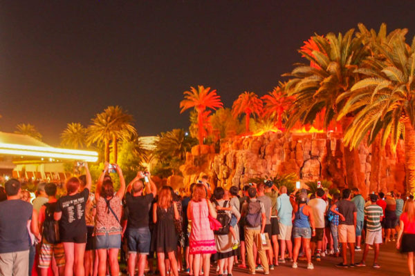 ラスベガスの噴火ショー