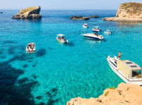 コミノ島のブルーラグーン