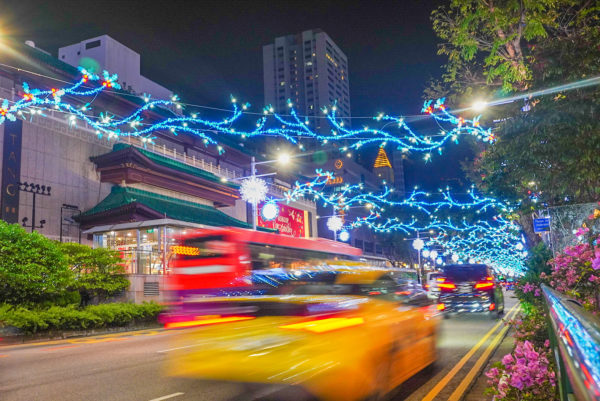 オーチャードロード　ライトアップ