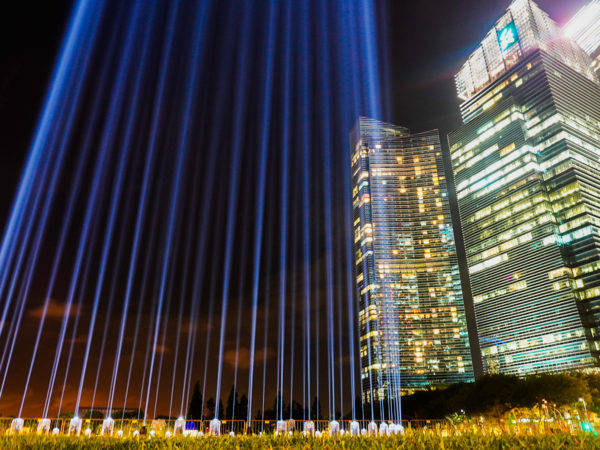 マリーナベイサンズ ライトショー