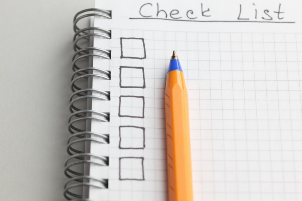 チェックリスト