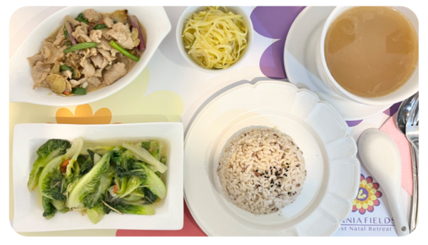 産後ケアセンターの食事