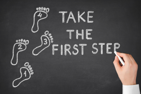 最初の1歩を踏み出そう